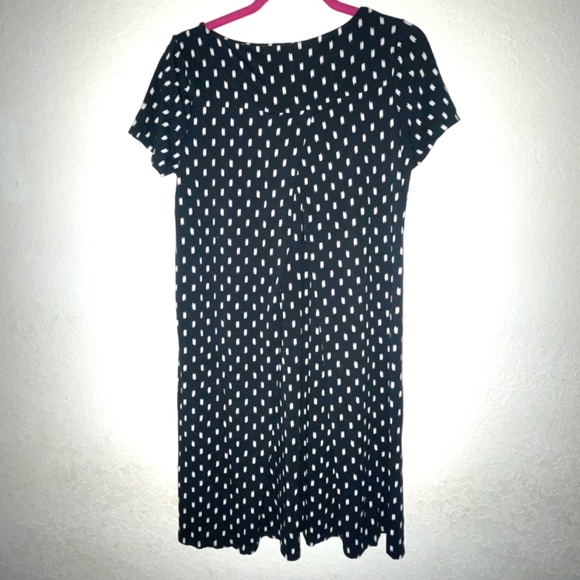 J.Jill Wearever Collection Shift Dress Black & White SZ S - Picture 3 of 5